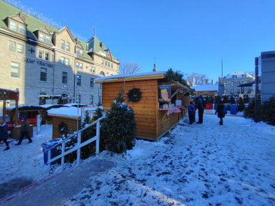 Marche de Noel allemand de Quebec, Quebec City, 2021