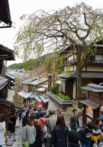 Crowded Alleys, Kyoto, 2015