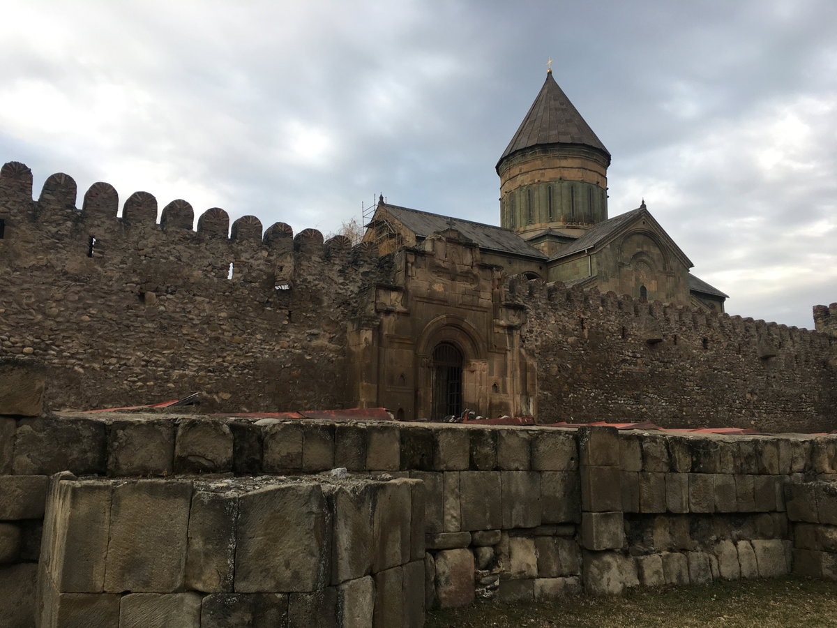 Svetitskhoveli Cathedral. Jan 2021 01, Mtskheta, Georgia, 2021