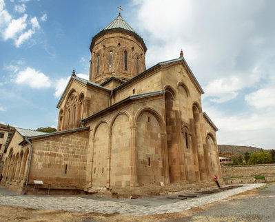 Mccheta, Klasztor Samtawro Panorama, Mtskheta, 2017