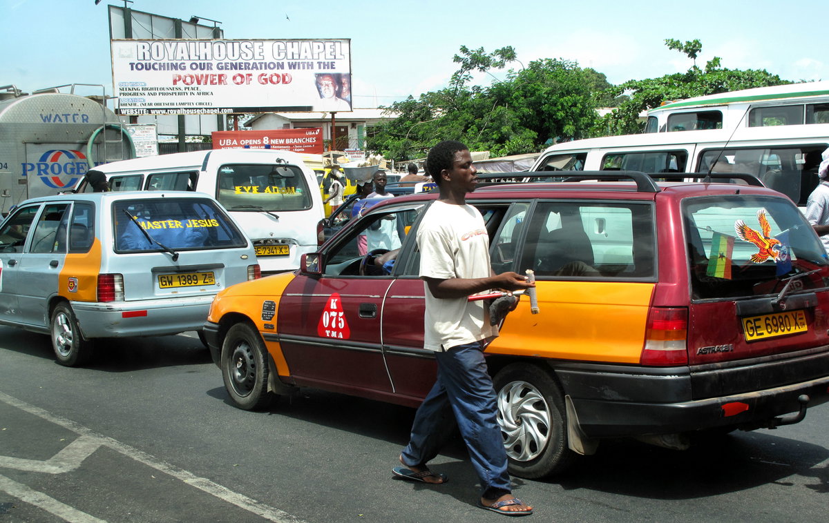 Accra Traffic, Accra, Ghana, 2009