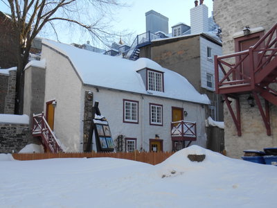 Derriere la maison Antoine-Vanfelson, Quebec City, 2013