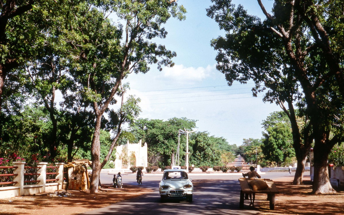 Roundabout Bobo-Dioulasso, Bobo-Dioulasso, Burkina Faso, 1968