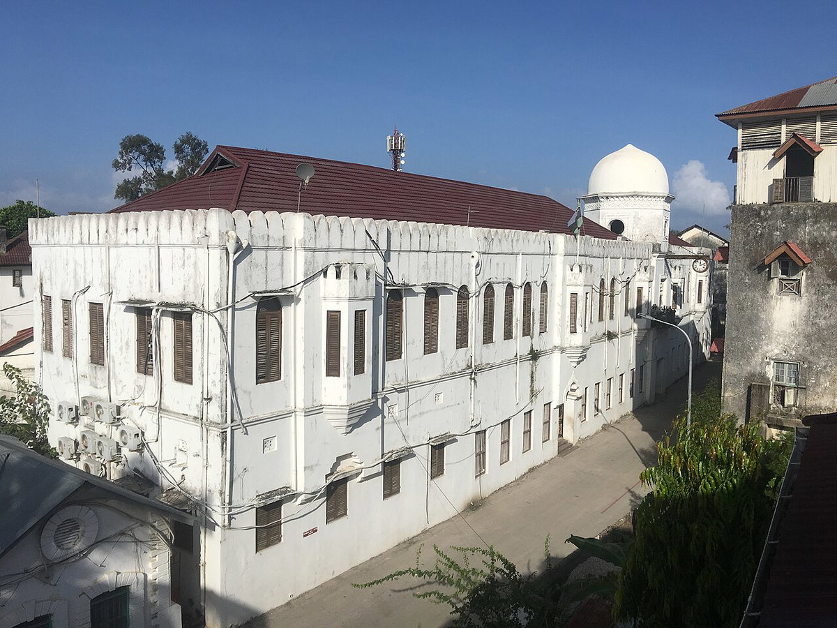 Stone Town street and rooftop view, Stone Town, Zanzibar, Tanzania, 2016