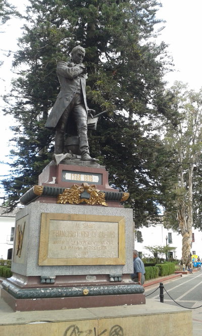 Monumento al Sabio Caldas, Popayán, 2014