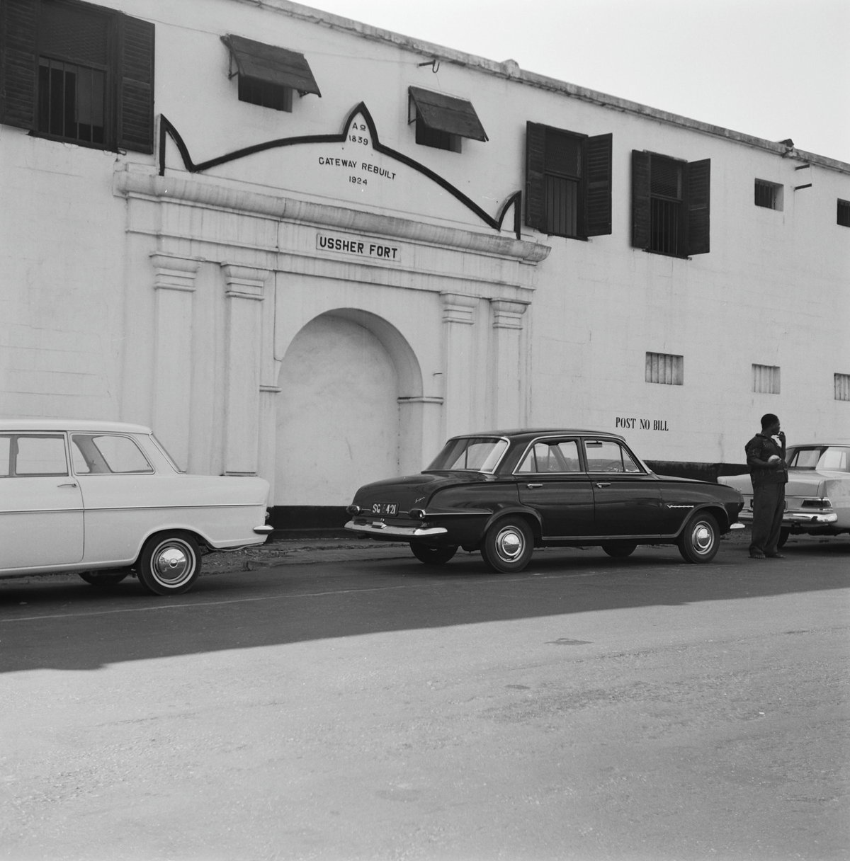 Ussher Fort, voormalige toegang - - RCE, Accra, Ghana, 1966