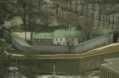 Fortifications de Québec bastion Saint-Louis, vue d'ensemble, Quebec City, 1982