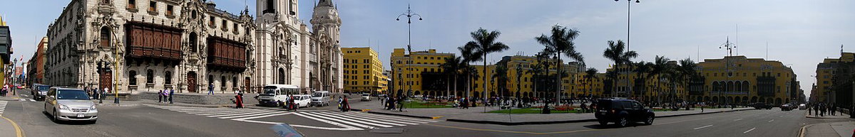 Plaza de Armas, 180º, Lima, Lima, Peru, 2011