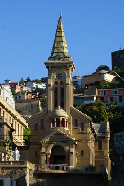 Iglesia del carmen monjas, Valparaíso — photos through time