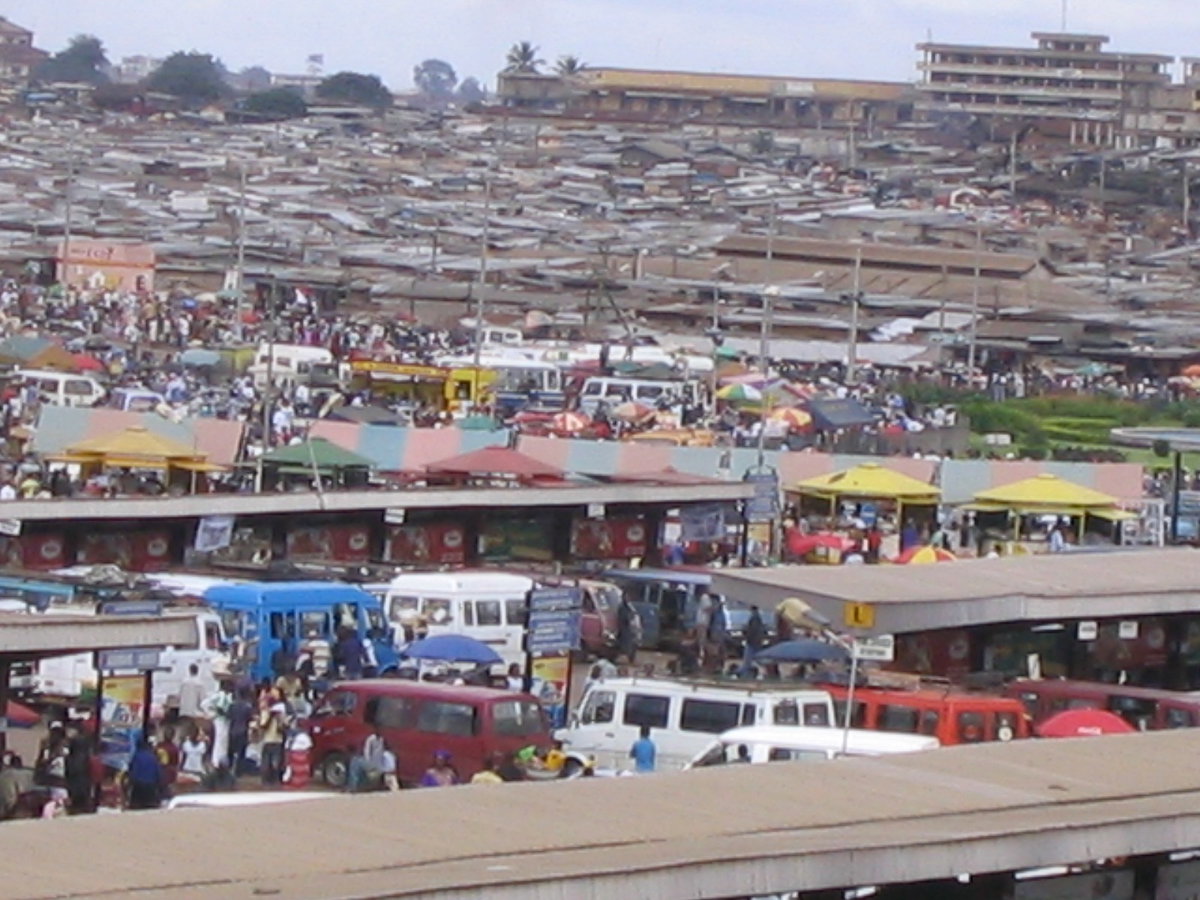 Markt kumasi, Kumasi, Ghana, 2005