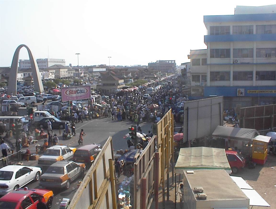 Downtown accra, Accra, Ghana, 2003