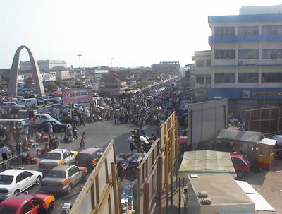 Downtown accra, Accra — photos through time