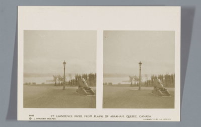 EU: St. Lawrence River, Plains of Abraham, Quebec, Canada (1930), Quebec City, 1930