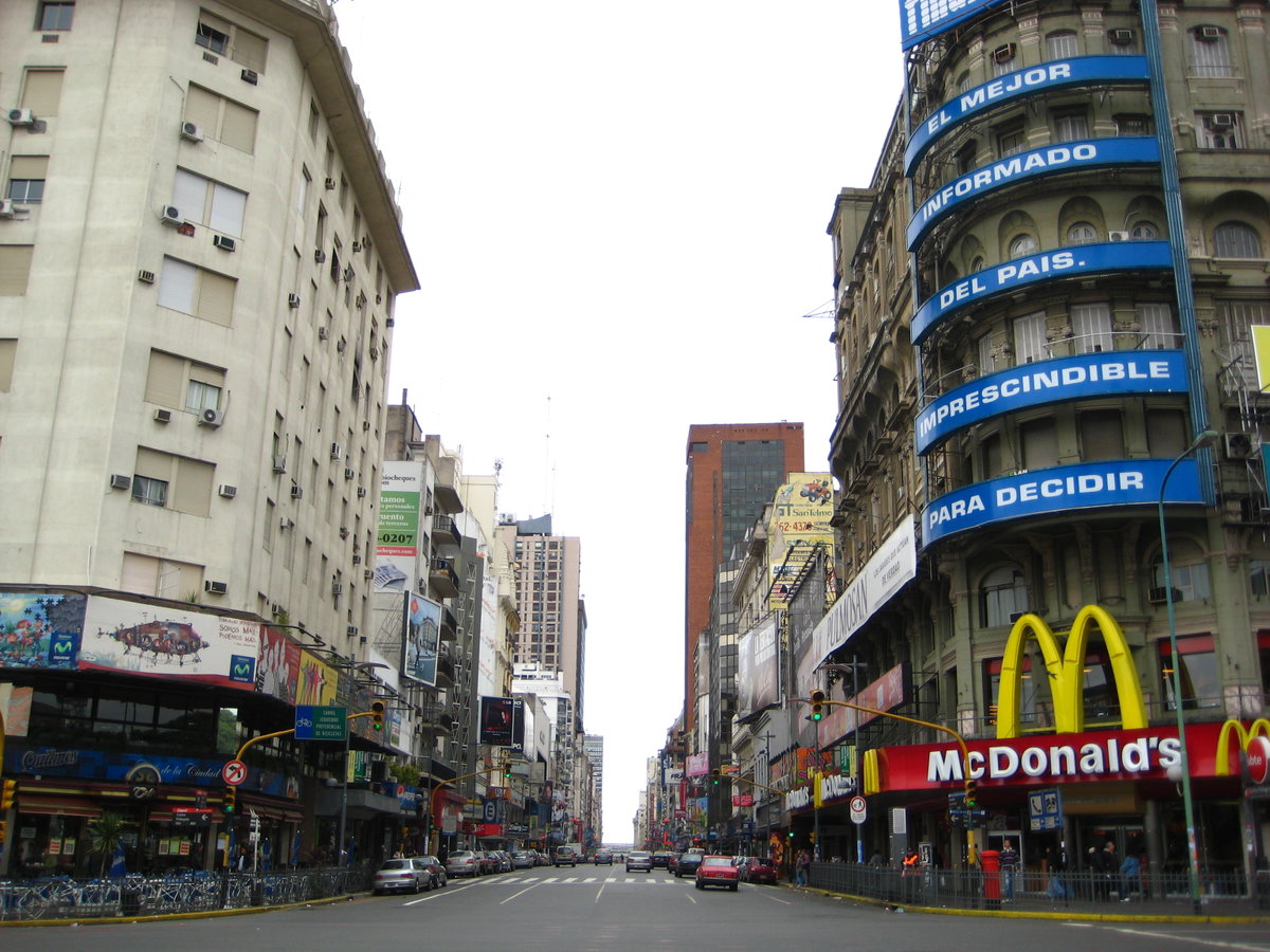 Buenos Aires - San Nicolás - Avenida Corrientes, Buenos Aires, Argentina, 2008