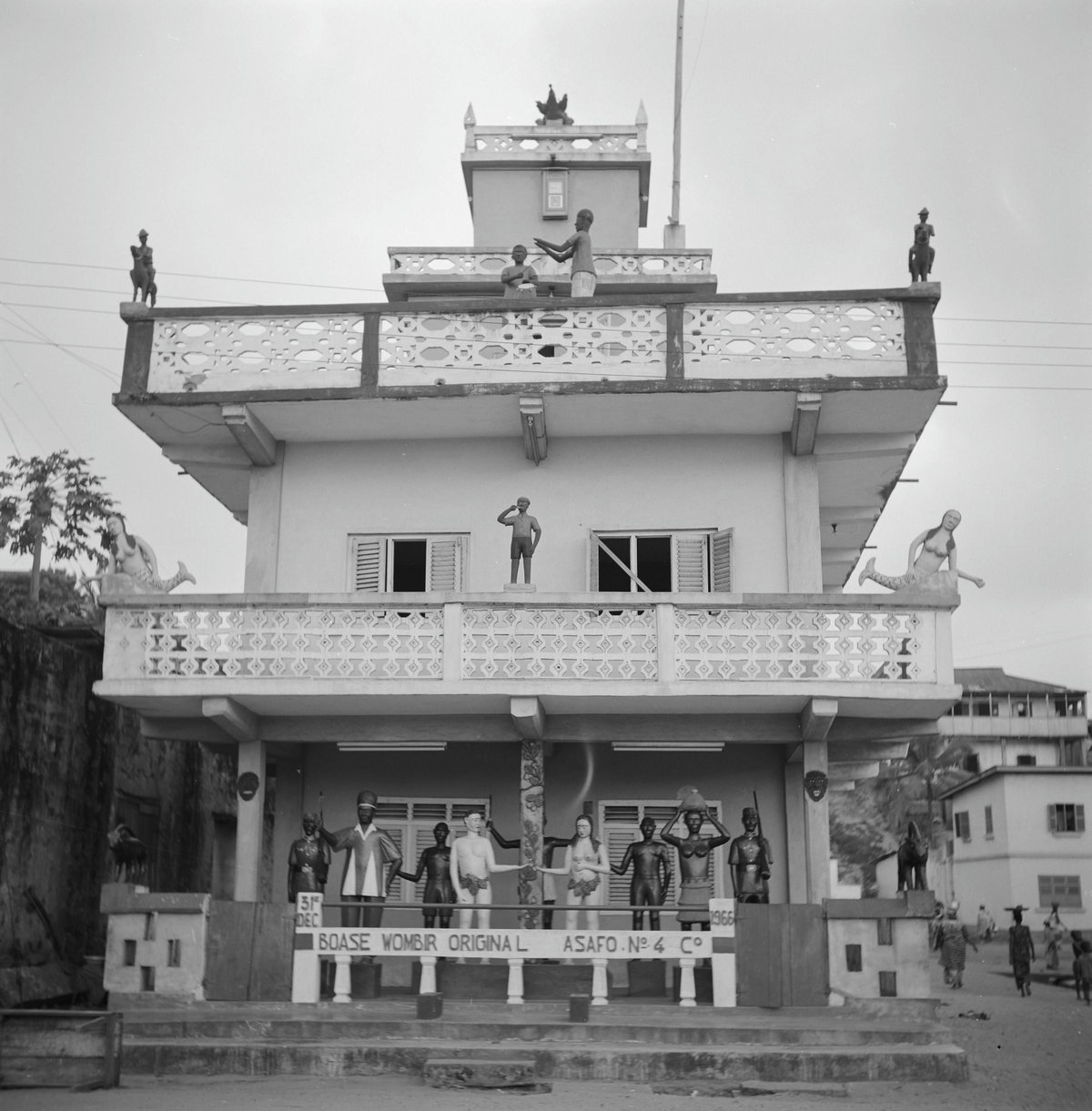Company’s House, voorzijde - - RCE, Elmina, Ghana, 1969
