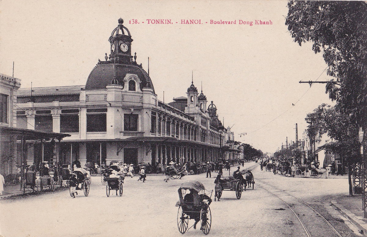 Hanoï - Boulevard Dong Khanh, Hanoi, Vietnam, 1950