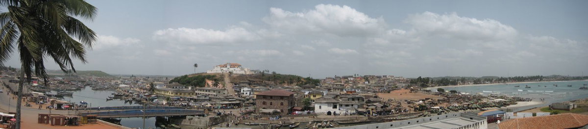 Ghana Elmina City Panorama, Elmina, Ghana, 2006