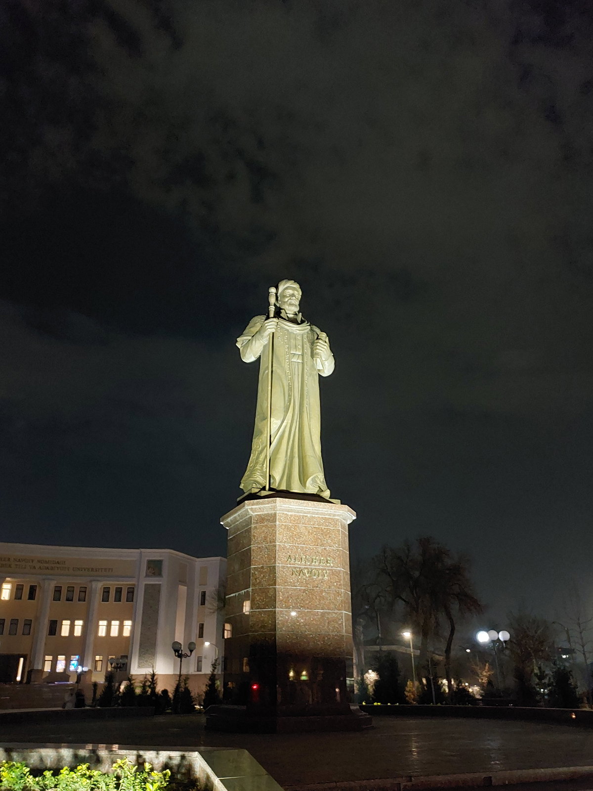 Monument to Ali-Shir Nava'i in Tashkent, Tashkent, Uzbekistan, 2023