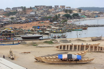 Beach at Elmina, Ghana, Elmina, 2013