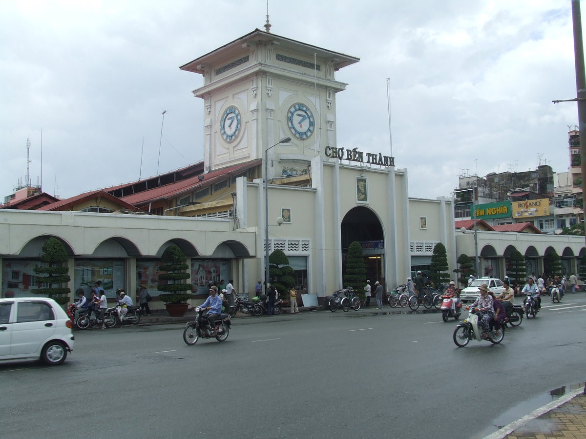 Ben Thanh market in Vietnam, Ho Chi Minh City, Vietnam, 2006