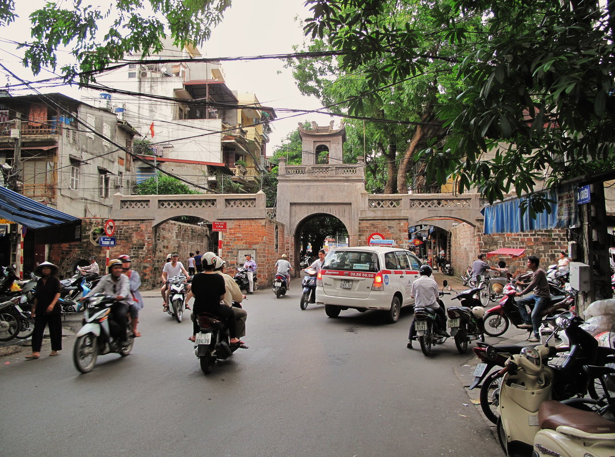 Old gate into Hanoi, Hanoi, Vietnam, 2012