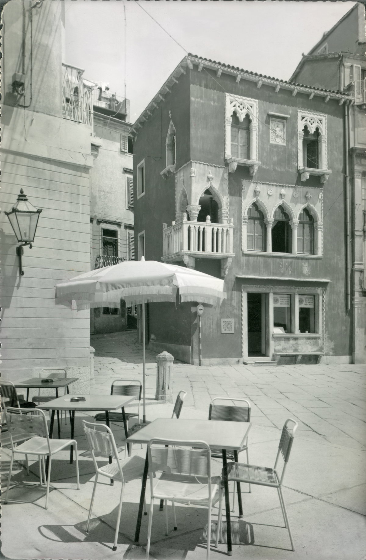 Postcard of Venetian House in Piran, Piran, Slovenia, 1965