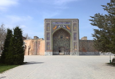Khoja Ahrar entrance, Samarkand, 2022