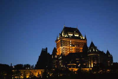 Château Frontenac la nuit, Quebec City, 2012