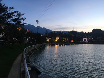 Sa Pa Lake in the evening, Sa Pa — photos through time