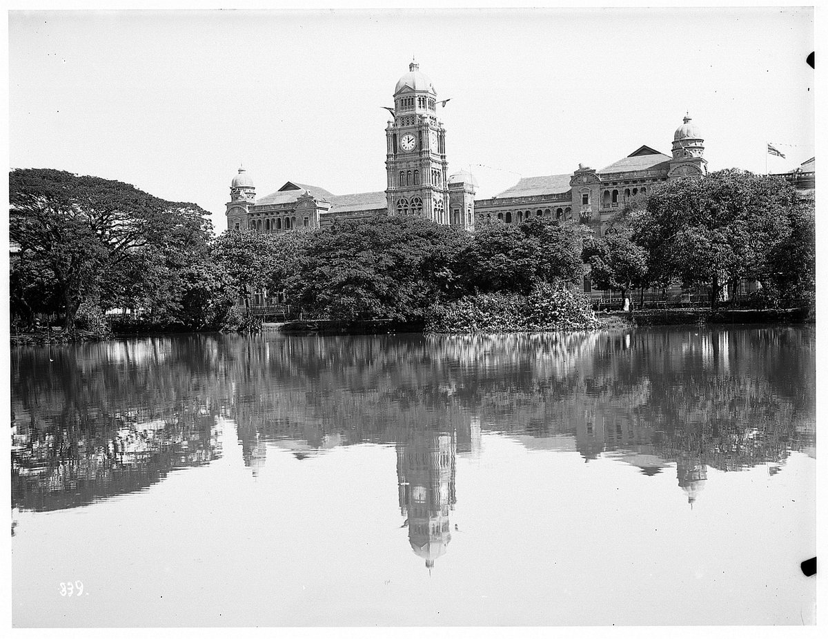 EU: Rangoon, Burma. Town Hall (1913), Yangon (Rangoon), Myanmar, 1913