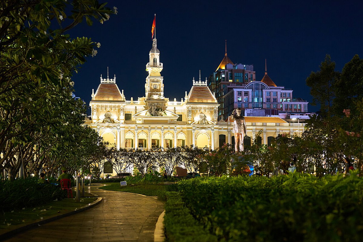 Saigon City Hall, Ho Chi Minh City, Vietnam, 2023