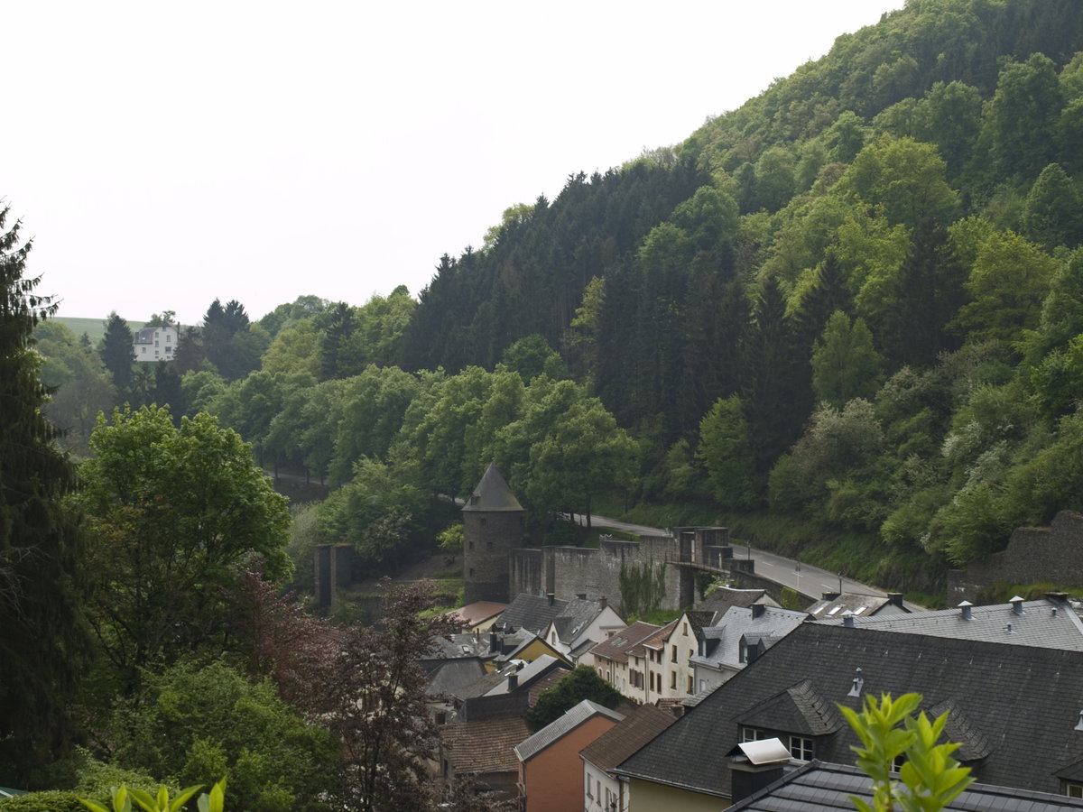 Vianden fortifications, Vianden, Luxembourg, 2014