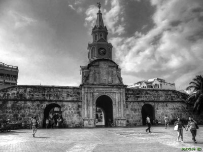 Black And White Shot, Cartagena, 2014