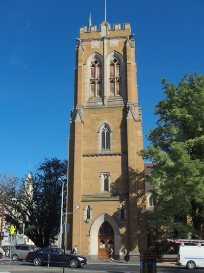 St Davids Cathedral Tower Hobart, Hobart, 2017