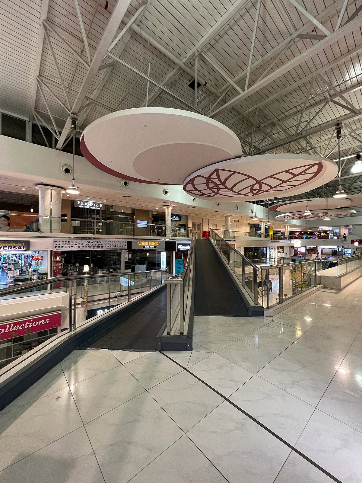 Ramps for wheelchair accessibility at Thomson Plaza, Singapore, 2022