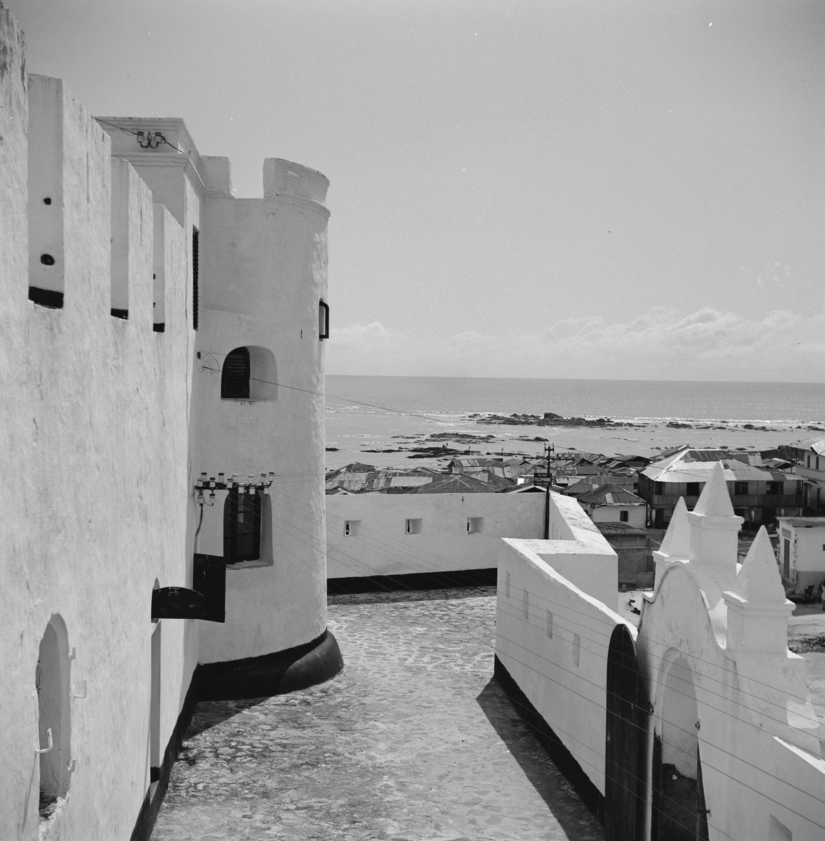 EU: Fort St. Sebastian, westzijde (1966), Shama, Ghana, 1966