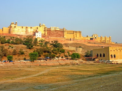 East side of the Amber Fort, Jaipur, Rajasthan, India (2007), Jaipur, 2007