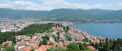 Ohrid from Samuel's Fortress 2, Ohrid, 2023