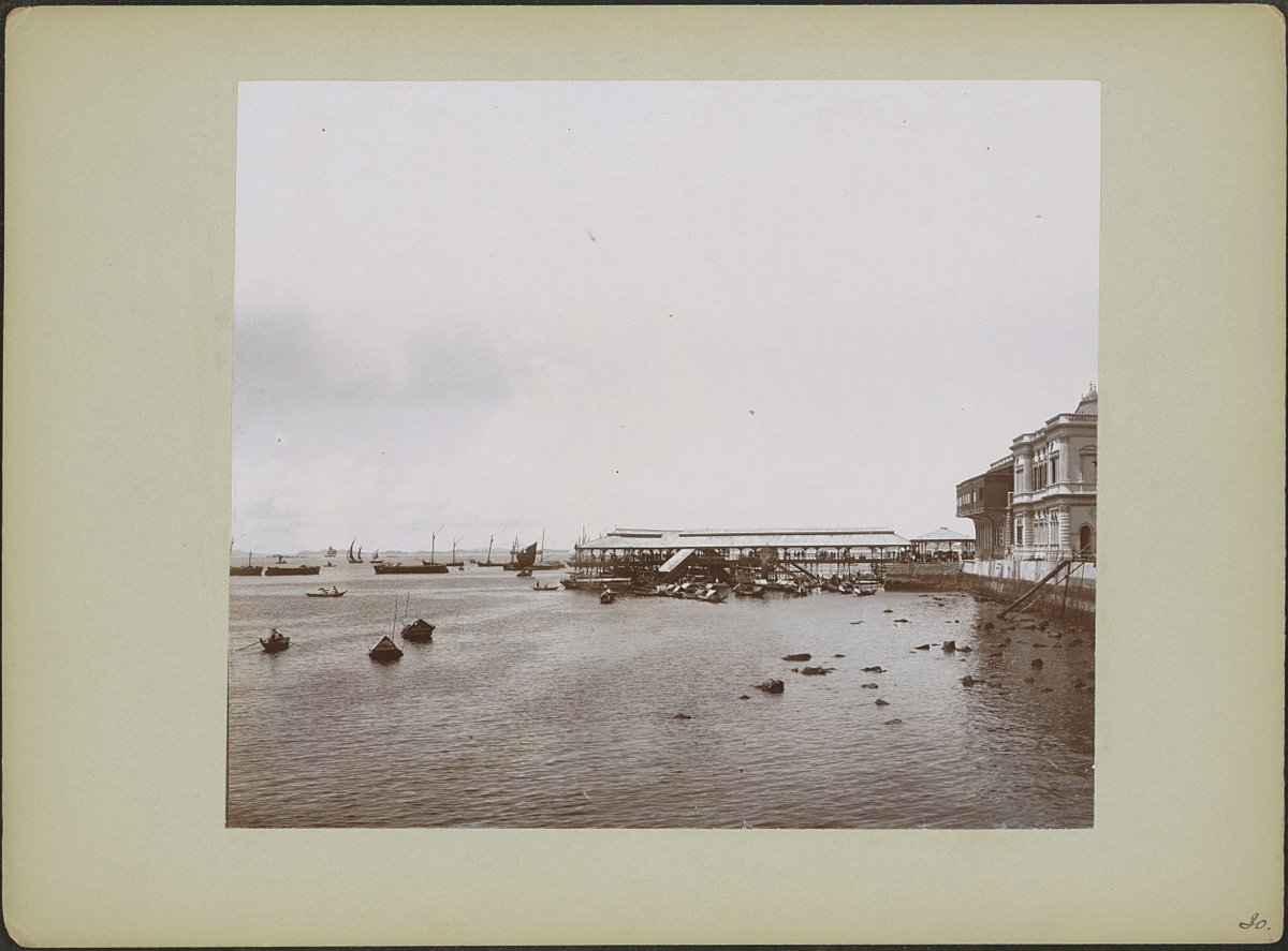EU: Schepen op de rede van Colombo (1890), Colombo, Sri Lanka, 1890