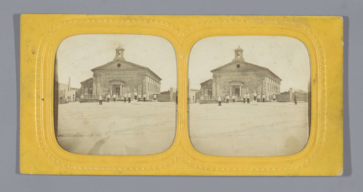 EU: Veduta della Chiesa Inglese, Valletta, Malta (1860), Valletta, Malta, 1860