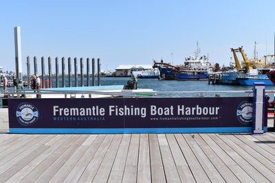 Fremantle Fishing Boat Harbour sign, 03 December, Fremantle, 2022