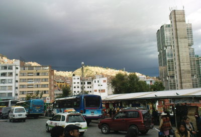 La Paz, Bolivia, Plaza Alonso de Mendoza, La Paz, 2011