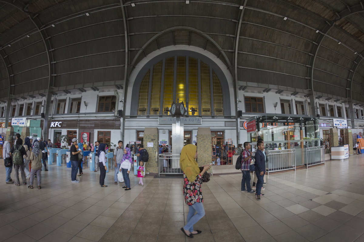 Stasiun Jakarta Kota (Stasiun Beos), Jakarta, Indonesia, 2017