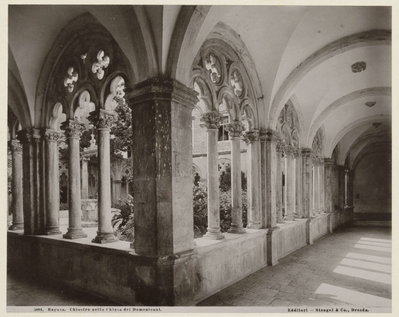EU: Kloostergang van de Dominicanerkerk te Dubrovnik (1900), Dubrovnik, 1900