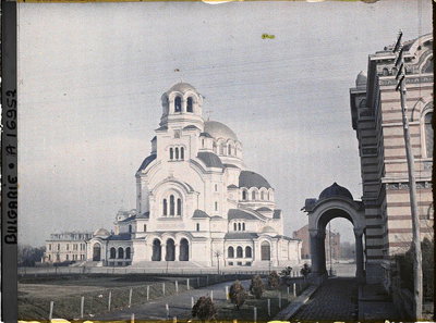 La cathédrale Alexandre-Nevski, Sofia, 1918