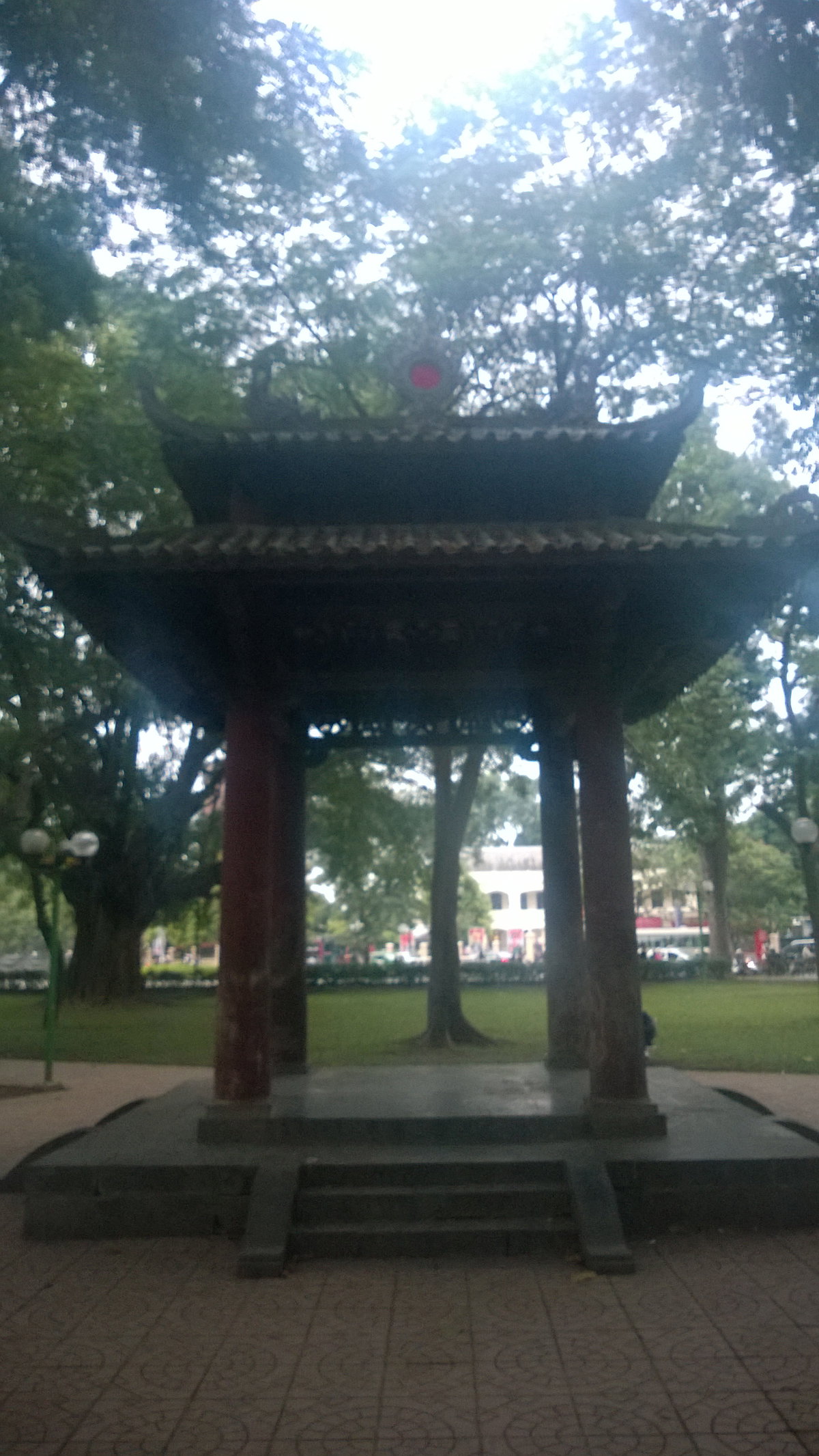 Gate in the Lenin park in Ba Dinh, Hanoi, Vietnam, 2014