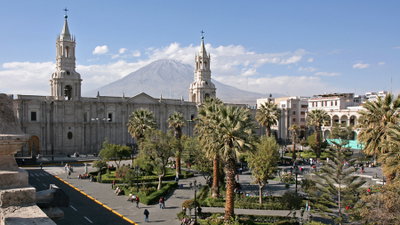 Cathedral of Arequipa Misti, Arequipa — photos through time