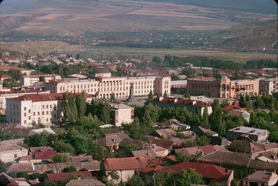 457 - Panorama of the city center, Gori, 1964