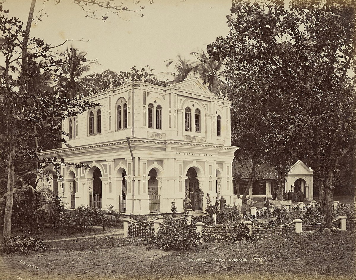 Vidyodaya pirivena, Colombo, Sri Lanka, 1885