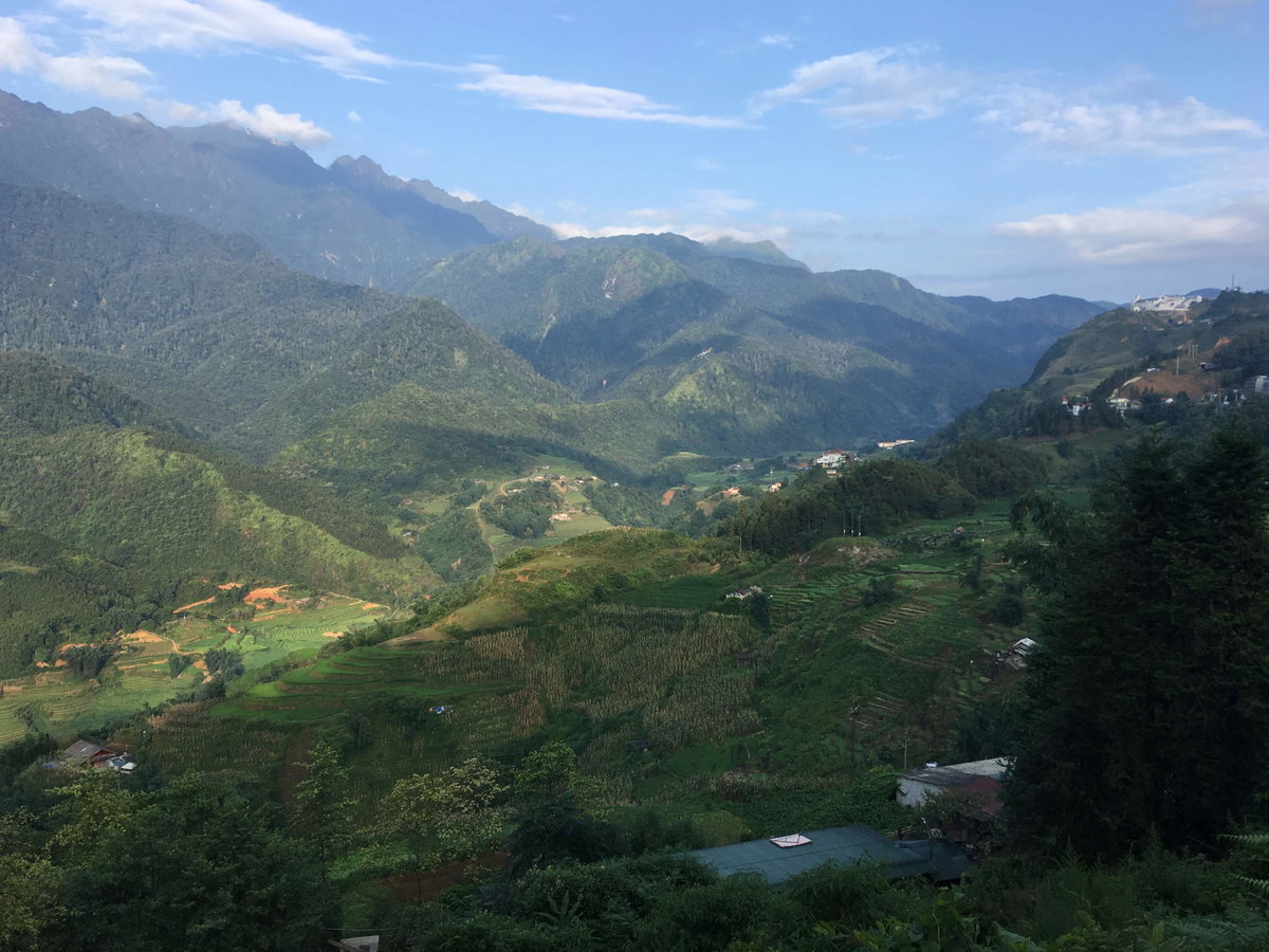 Hoàng Liên Sơn mountains from Sa Pa, Sa Pa, Vietnam, 2018